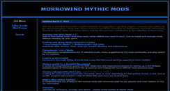 Desktop Screenshot of mwmythicmods.com
