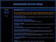 Tablet Screenshot of mwmythicmods.com